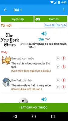 Từ Vựng Tiếng Anh android App screenshot 2